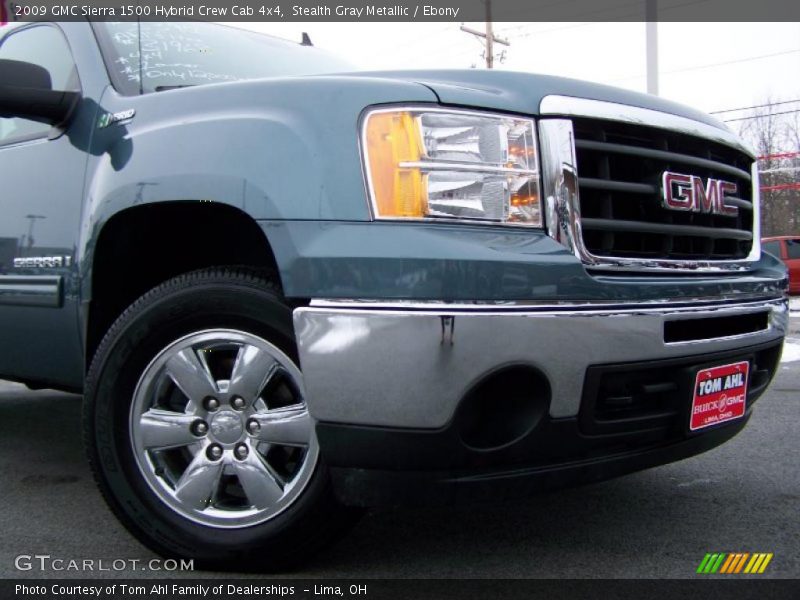 Stealth Gray Metallic / Ebony 2009 GMC Sierra 1500 Hybrid Crew Cab 4x4