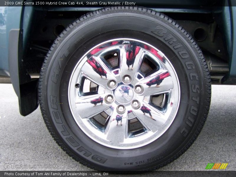 Stealth Gray Metallic / Ebony 2009 GMC Sierra 1500 Hybrid Crew Cab 4x4