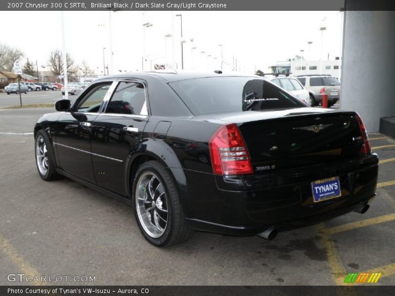 Brilliant Black / Dark Slate Gray/Light Graystone 2007 Chrysler 300 C SRT8