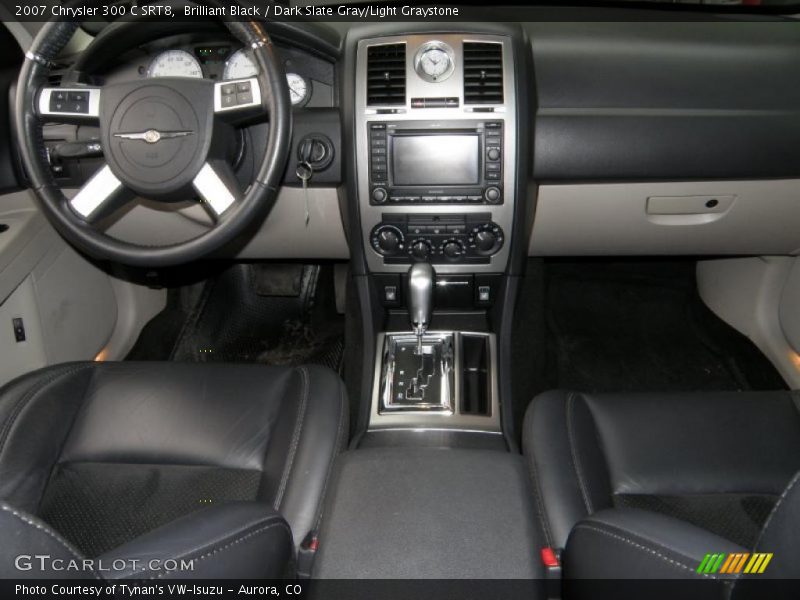 Brilliant Black / Dark Slate Gray/Light Graystone 2007 Chrysler 300 C SRT8