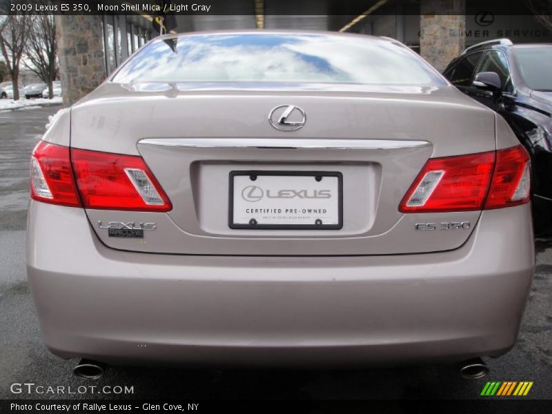 Moon Shell Mica / Light Gray 2009 Lexus ES 350
