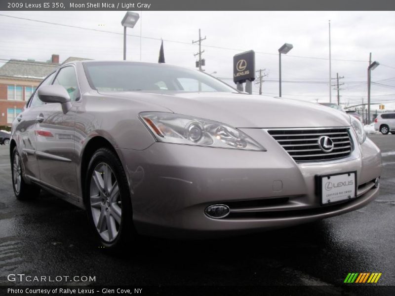 Moon Shell Mica / Light Gray 2009 Lexus ES 350