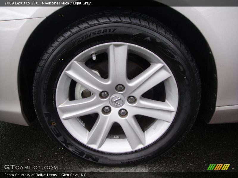 Moon Shell Mica / Light Gray 2009 Lexus ES 350