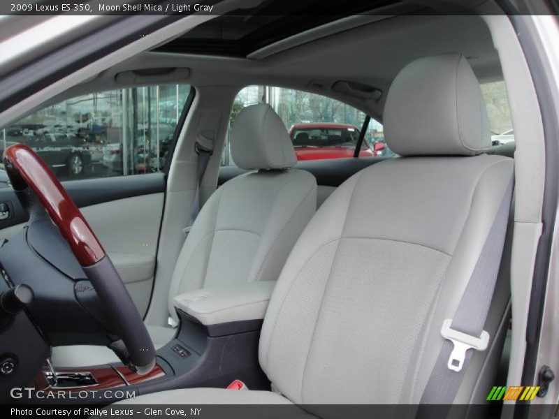 Moon Shell Mica / Light Gray 2009 Lexus ES 350