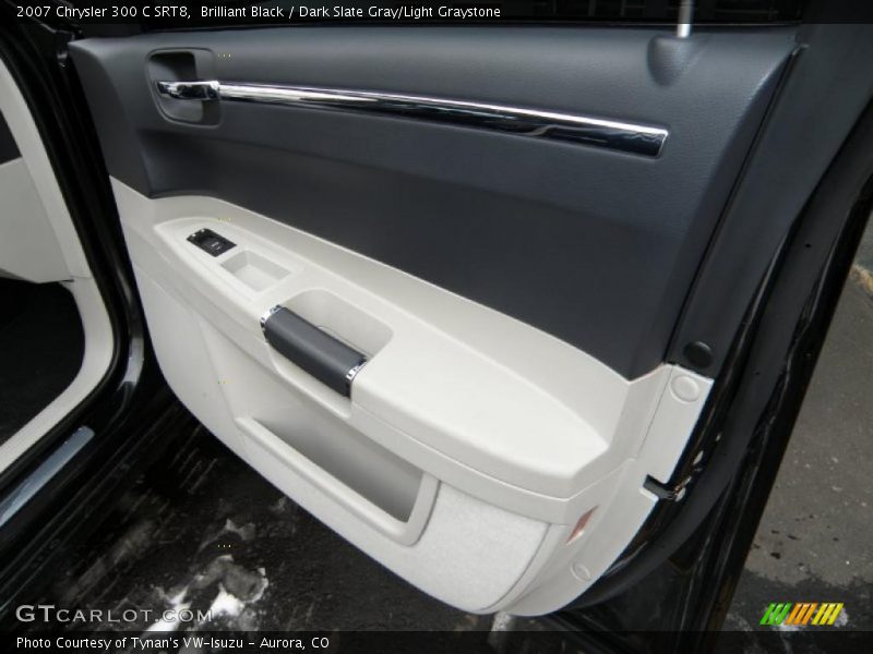 Brilliant Black / Dark Slate Gray/Light Graystone 2007 Chrysler 300 C SRT8