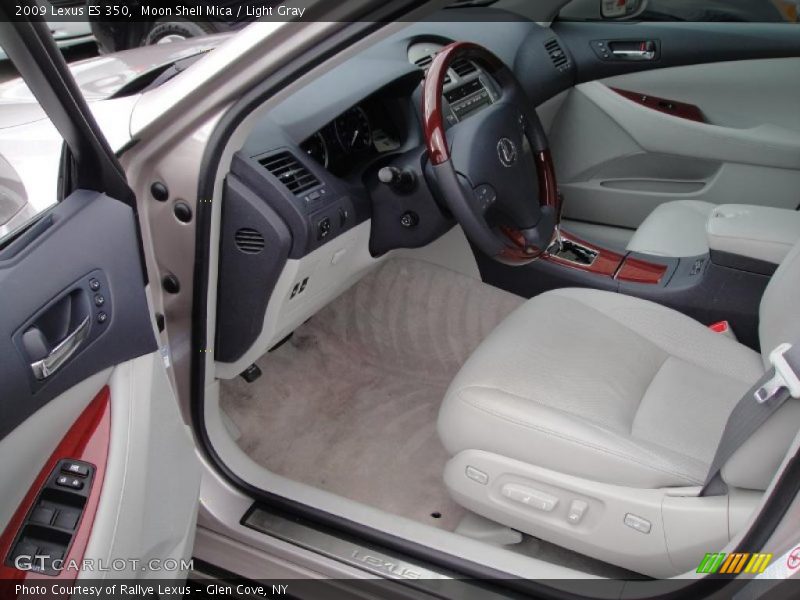 Moon Shell Mica / Light Gray 2009 Lexus ES 350