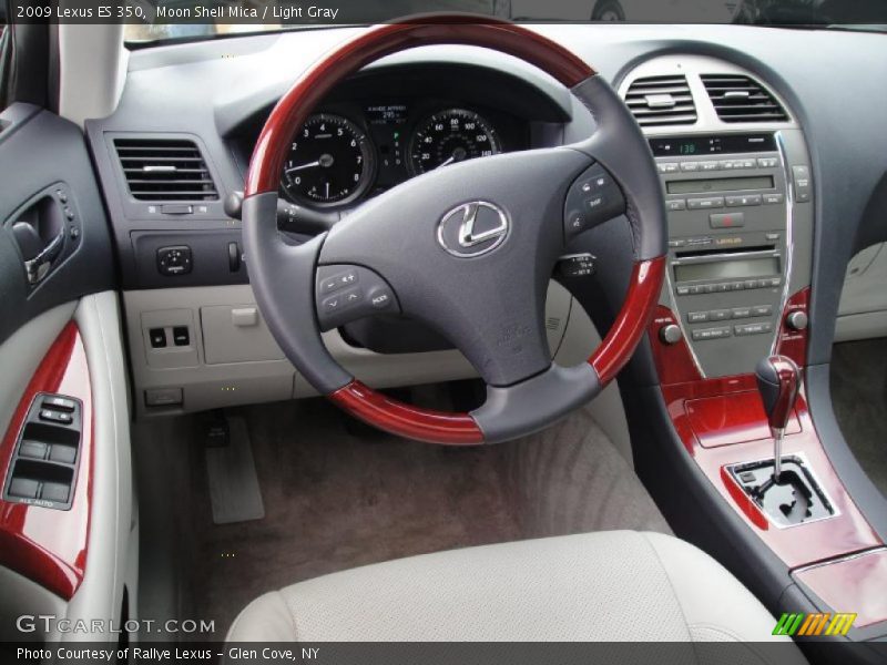 Moon Shell Mica / Light Gray 2009 Lexus ES 350
