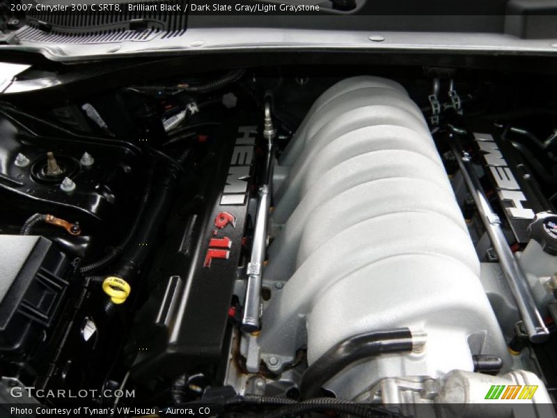 Brilliant Black / Dark Slate Gray/Light Graystone 2007 Chrysler 300 C SRT8