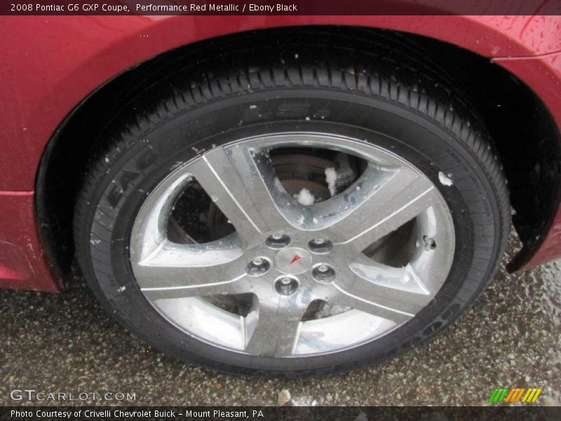 Performance Red Metallic / Ebony Black 2008 Pontiac G6 GXP Coupe