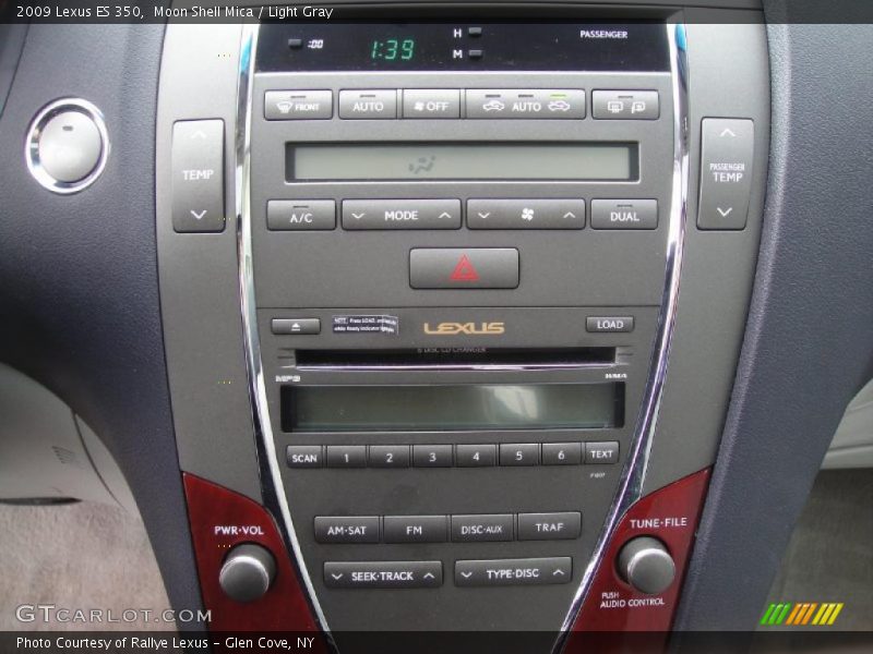 Moon Shell Mica / Light Gray 2009 Lexus ES 350