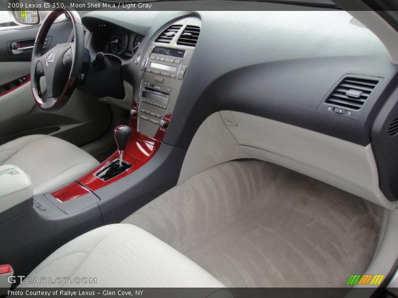 Moon Shell Mica / Light Gray 2009 Lexus ES 350
