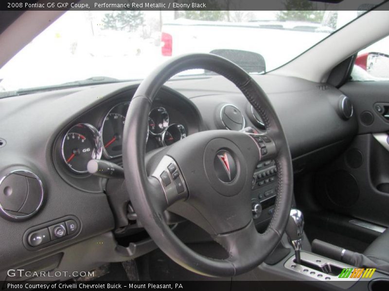 Performance Red Metallic / Ebony Black 2008 Pontiac G6 GXP Coupe