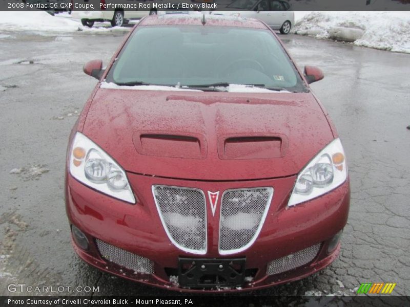Performance Red Metallic / Ebony Black 2008 Pontiac G6 GXP Coupe