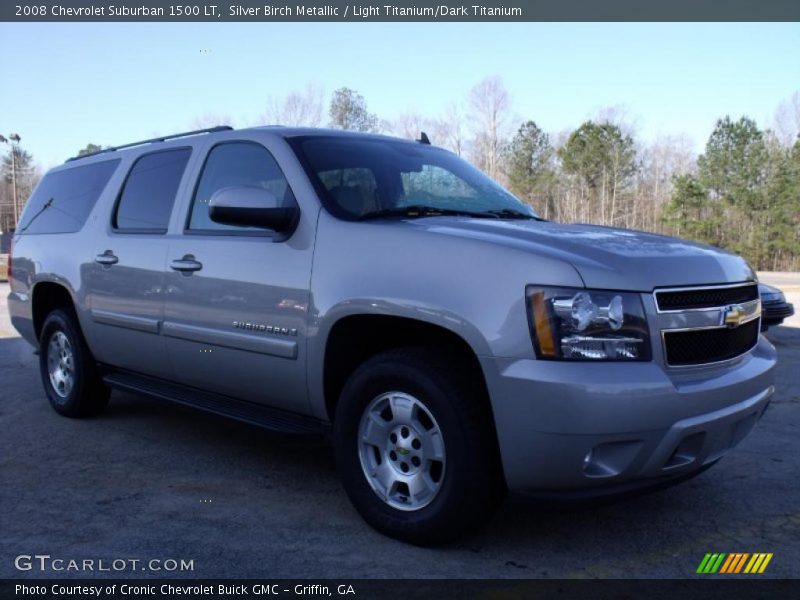 Silver Birch Metallic / Light Titanium/Dark Titanium 2008 Chevrolet Suburban 1500 LT