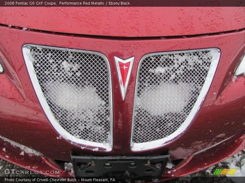 Performance Red Metallic / Ebony Black 2008 Pontiac G6 GXP Coupe