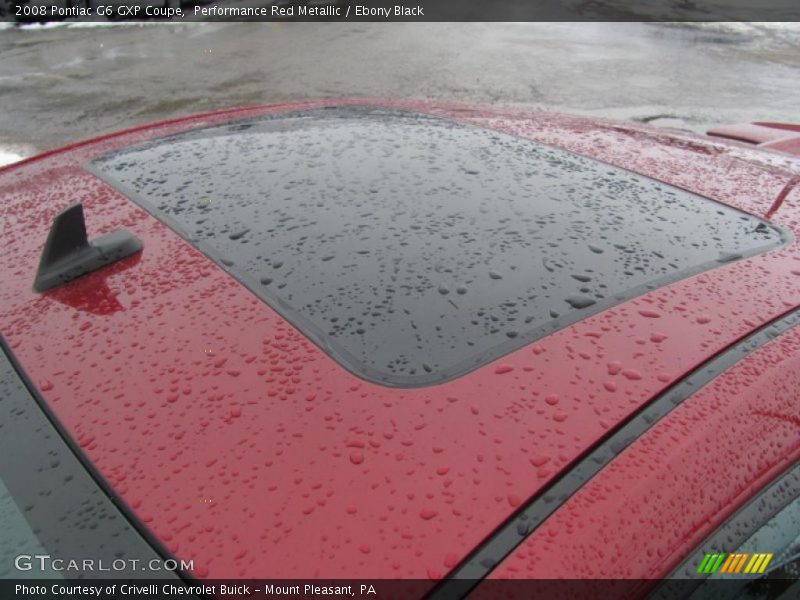 Performance Red Metallic / Ebony Black 2008 Pontiac G6 GXP Coupe