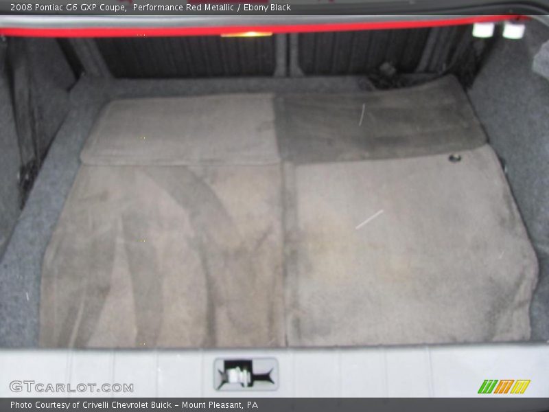 Performance Red Metallic / Ebony Black 2008 Pontiac G6 GXP Coupe