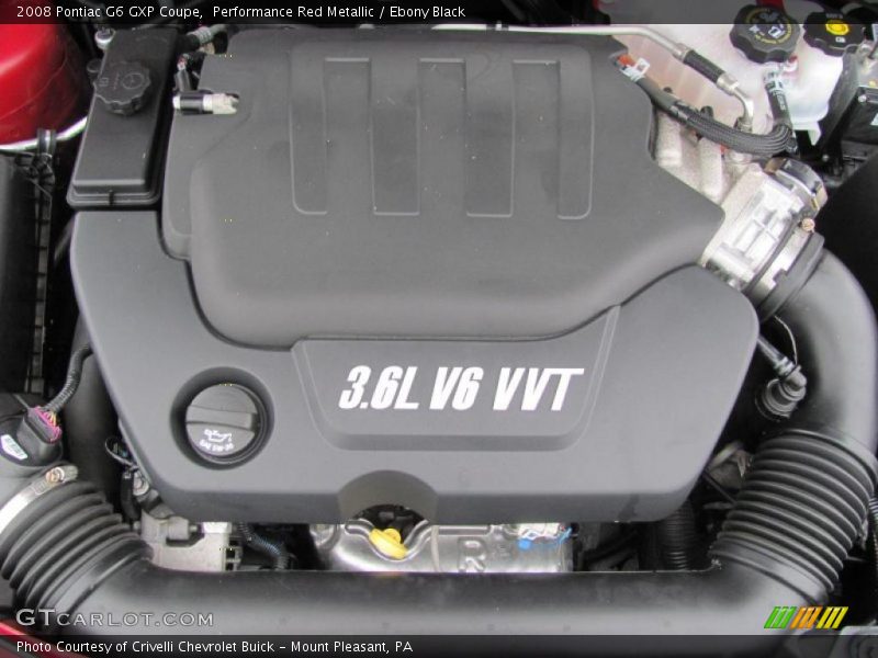 Performance Red Metallic / Ebony Black 2008 Pontiac G6 GXP Coupe