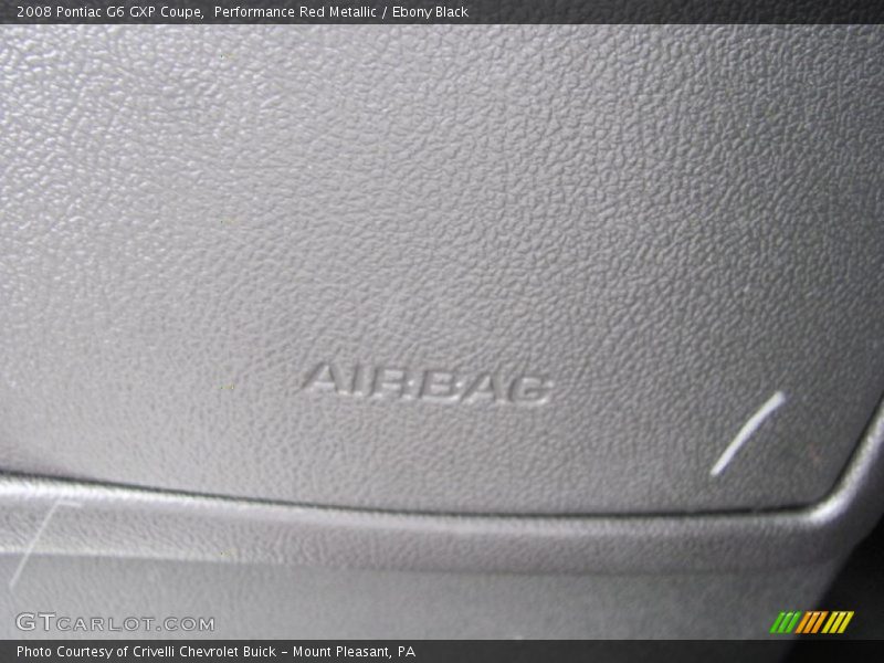 Performance Red Metallic / Ebony Black 2008 Pontiac G6 GXP Coupe