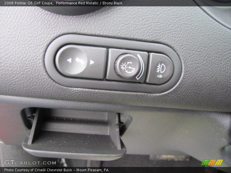 Performance Red Metallic / Ebony Black 2008 Pontiac G6 GXP Coupe