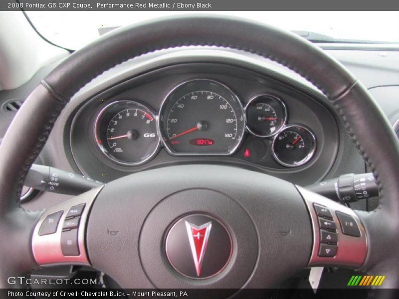 Performance Red Metallic / Ebony Black 2008 Pontiac G6 GXP Coupe