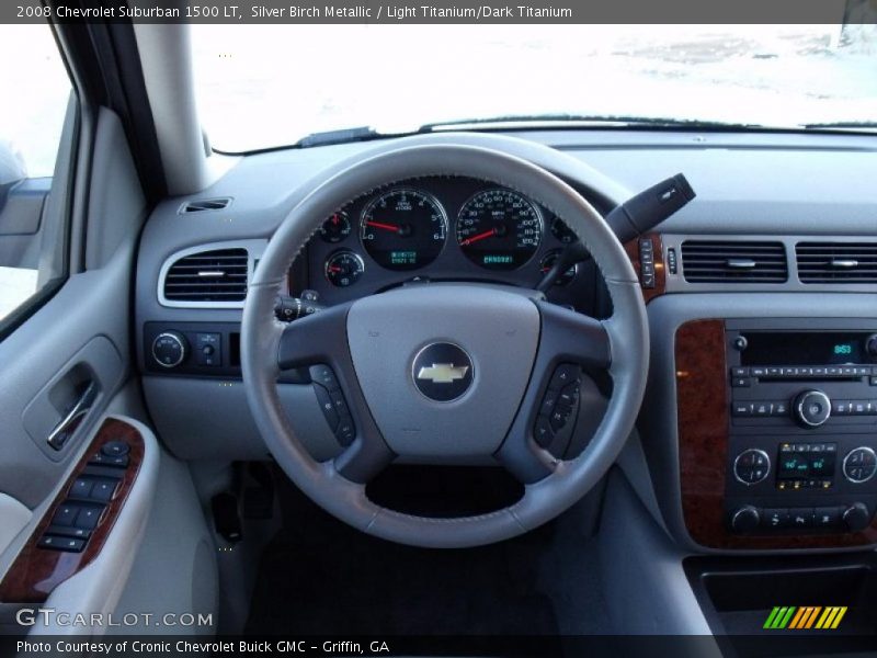 Silver Birch Metallic / Light Titanium/Dark Titanium 2008 Chevrolet Suburban 1500 LT
