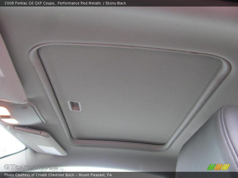 Performance Red Metallic / Ebony Black 2008 Pontiac G6 GXP Coupe