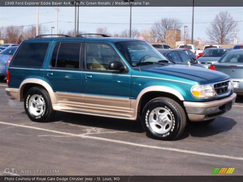 Pacific Green Metallic / Medium Prairie Tan 1998 Ford Explorer Eddie Bauer 4x4