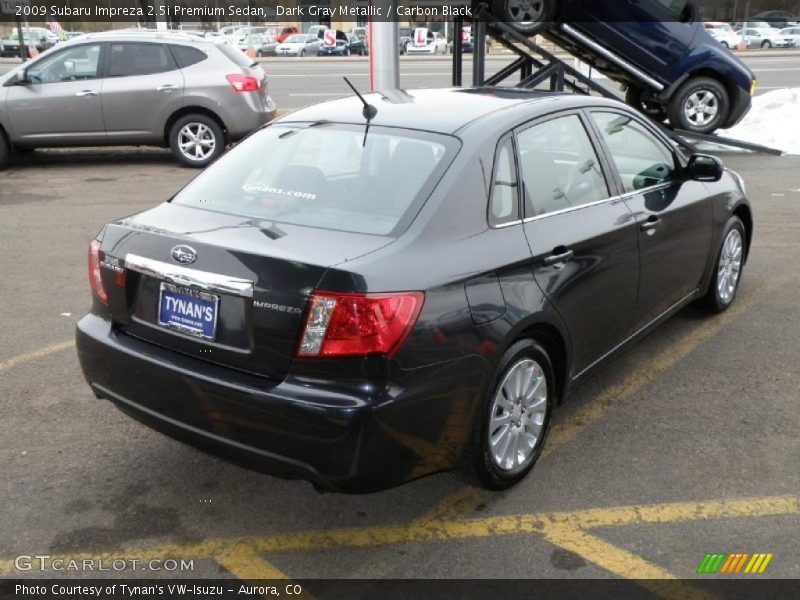 Dark Gray Metallic / Carbon Black 2009 Subaru Impreza 2.5i Premium Sedan