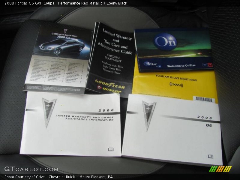 Performance Red Metallic / Ebony Black 2008 Pontiac G6 GXP Coupe