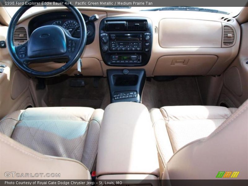 Pacific Green Metallic / Medium Prairie Tan 1998 Ford Explorer Eddie Bauer 4x4