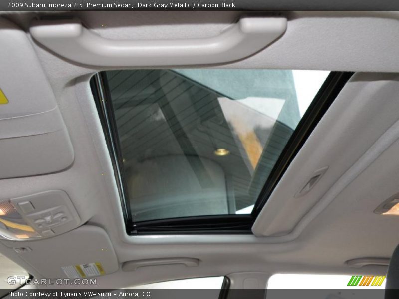 Dark Gray Metallic / Carbon Black 2009 Subaru Impreza 2.5i Premium Sedan