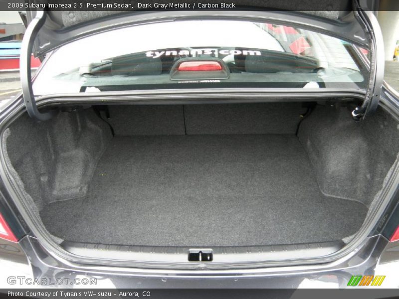Dark Gray Metallic / Carbon Black 2009 Subaru Impreza 2.5i Premium Sedan