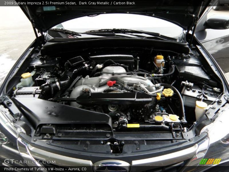 Dark Gray Metallic / Carbon Black 2009 Subaru Impreza 2.5i Premium Sedan