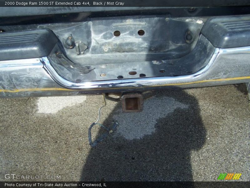 Black / Mist Gray 2000 Dodge Ram 1500 ST Extended Cab 4x4