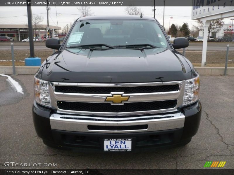 Black / Ebony 2009 Chevrolet Silverado 1500 Hybrid Crew Cab 4x4