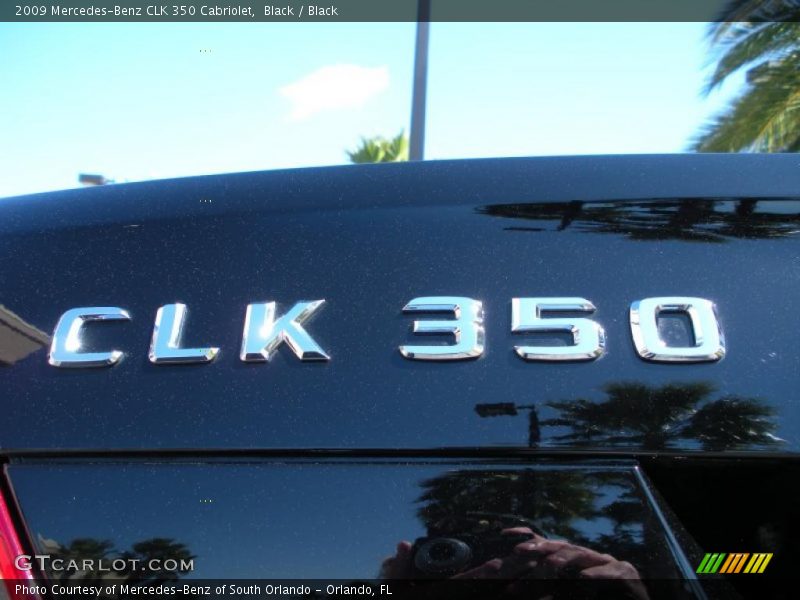 Black / Black 2009 Mercedes-Benz CLK 350 Cabriolet