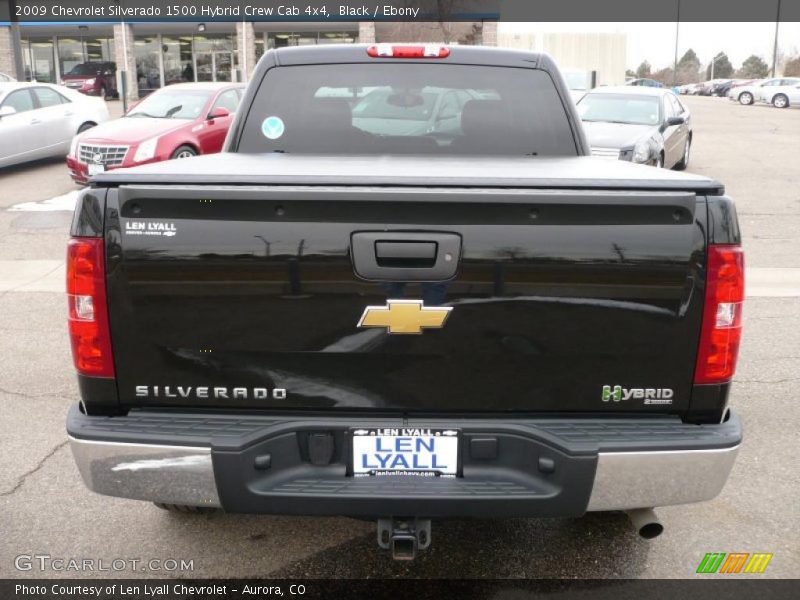 Black / Ebony 2009 Chevrolet Silverado 1500 Hybrid Crew Cab 4x4