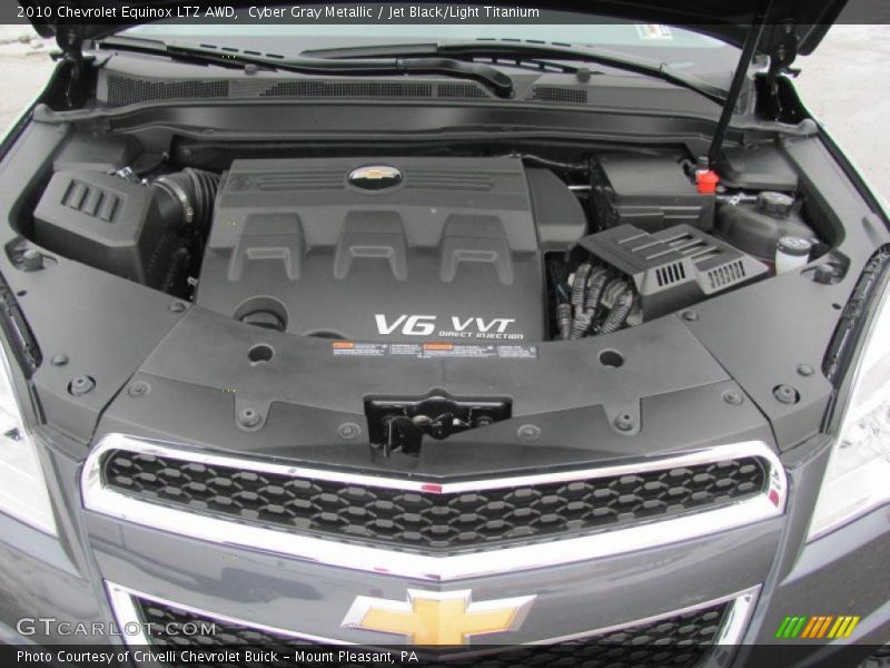 Cyber Gray Metallic / Jet Black/Light Titanium 2010 Chevrolet Equinox LTZ AWD