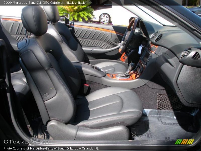 Black / Black 2009 Mercedes-Benz CLK 350 Cabriolet