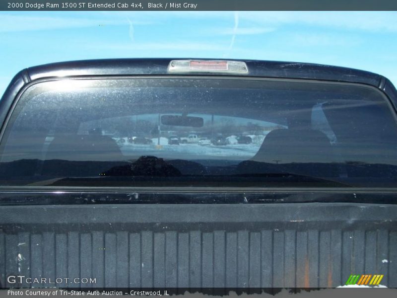 Black / Mist Gray 2000 Dodge Ram 1500 ST Extended Cab 4x4