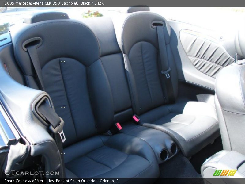 Black / Black 2009 Mercedes-Benz CLK 350 Cabriolet