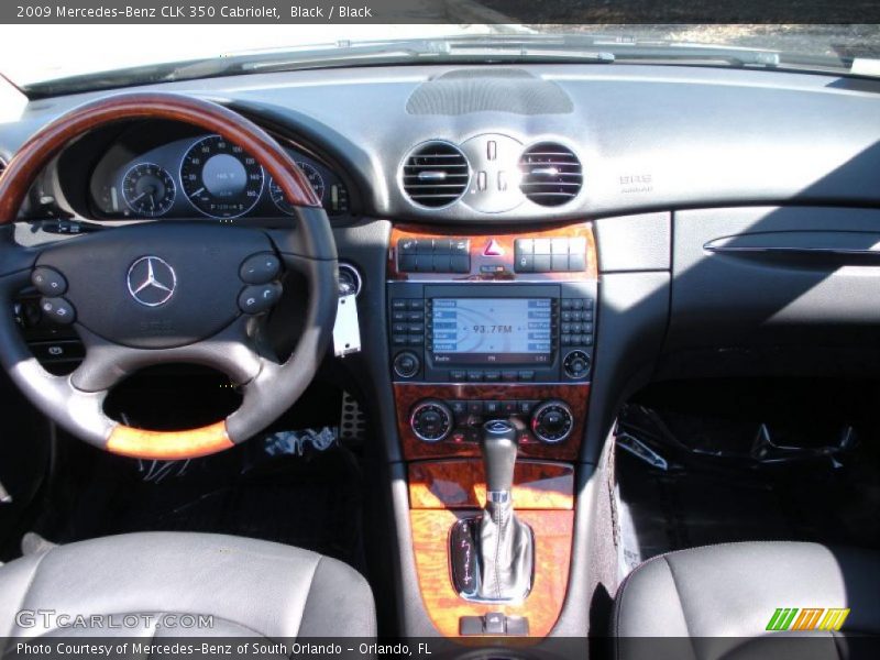 Black / Black 2009 Mercedes-Benz CLK 350 Cabriolet