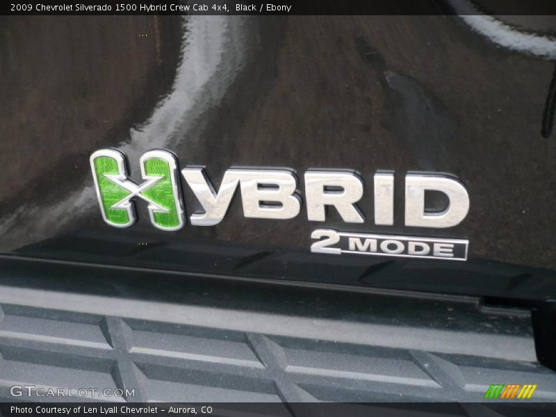 Black / Ebony 2009 Chevrolet Silverado 1500 Hybrid Crew Cab 4x4
