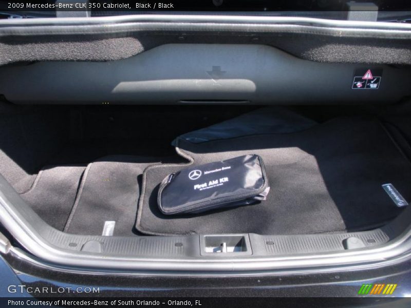 Black / Black 2009 Mercedes-Benz CLK 350 Cabriolet
