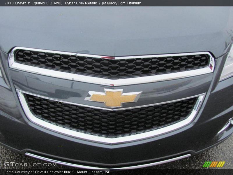 Cyber Gray Metallic / Jet Black/Light Titanium 2010 Chevrolet Equinox LTZ AWD