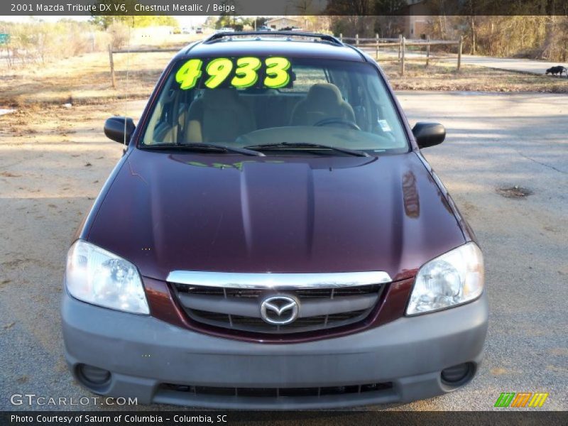 Chestnut Metallic / Beige 2001 Mazda Tribute DX V6
