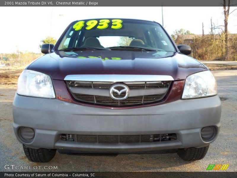 Chestnut Metallic / Beige 2001 Mazda Tribute DX V6
