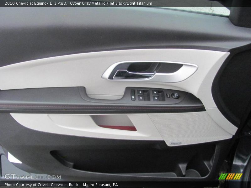 Cyber Gray Metallic / Jet Black/Light Titanium 2010 Chevrolet Equinox LTZ AWD