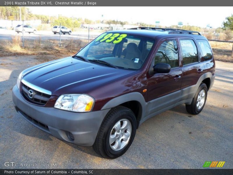 Chestnut Metallic / Beige 2001 Mazda Tribute DX V6